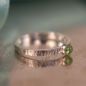 Preview: Silber Ring mit Tsavorit Cabochon
